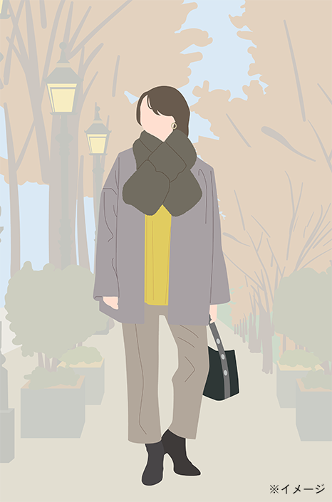 冬に着用した場合のイメージ画像